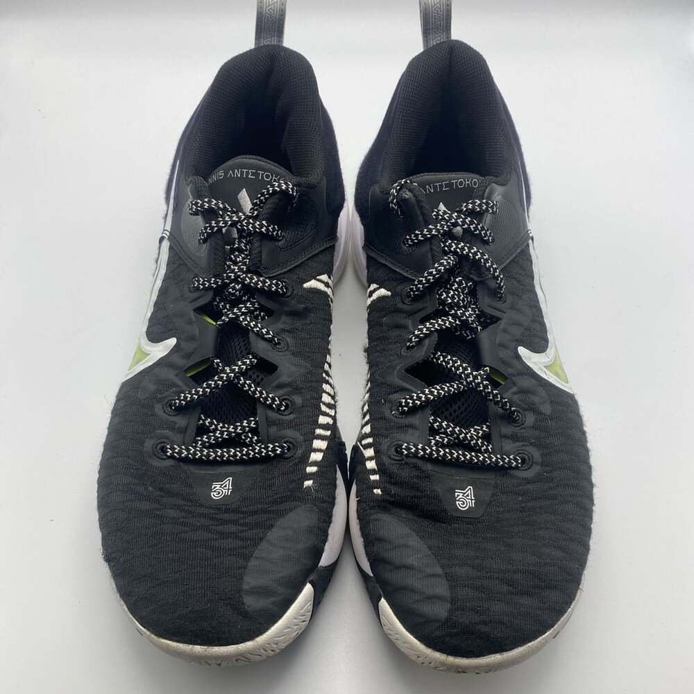 Nike Giannis Immortality Black Volt Size 12 Men's Basketball Shoes (R1004)